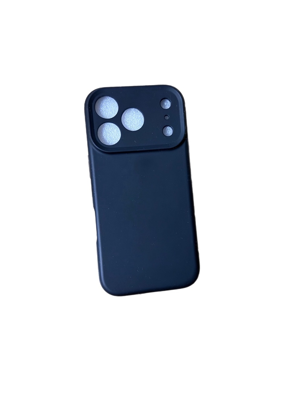 Black Silicone Cover Phone Case for IPhone 17pro 18 Pro.